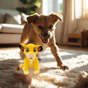 Lion King's Simba Squeaker Plush Dog Toy - Disney The Lion King Young Simba