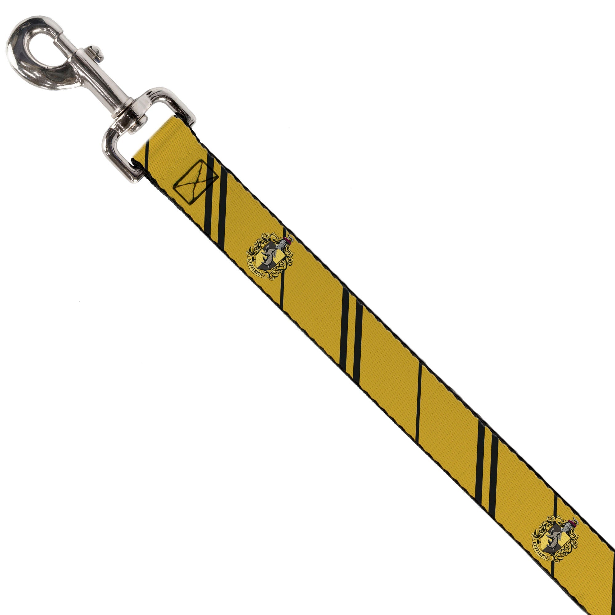 Harry Potter Dog Leash - HUFFLEPUFF Crest/Stripe Yellow/Black
