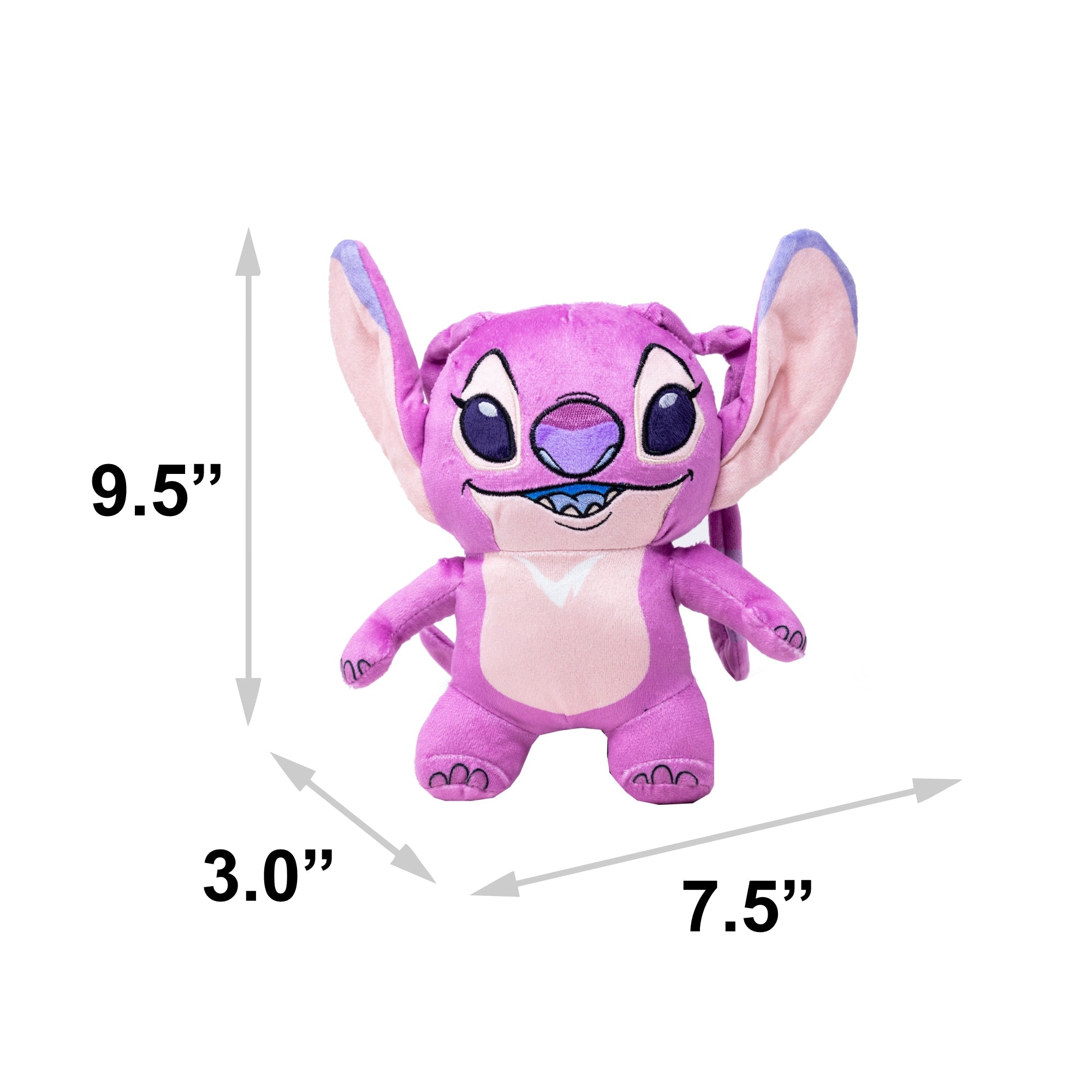 Disney's Stitch Angel Squeaker Plush - Lilo and Stitch Angel Smiling | Dog Toy