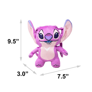 Disney's Stitch Angel Squeaker Plush - Lilo and Stitch Angel Smiling | Dog Toy