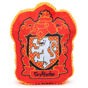 Harry Potter Gryffindor  Dog Toy Squeaker Plush - Harry Potter Gryffindor Lion Charm Crest Red