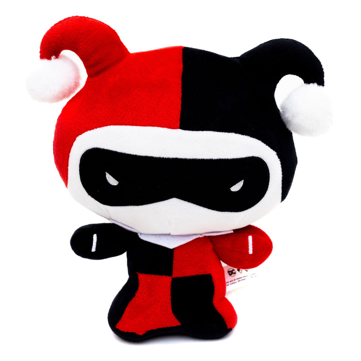 DC Comics Chibi Harley Quinn Squeaker Plush Dog Toy - DC Comics Chibi Harley Quinn Standing Pose