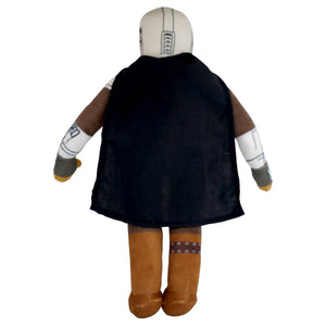 Star Wars Mandalorian Squeaker Plush Dog Toy - Star Wars The Mandalorian Standing Figure Pose