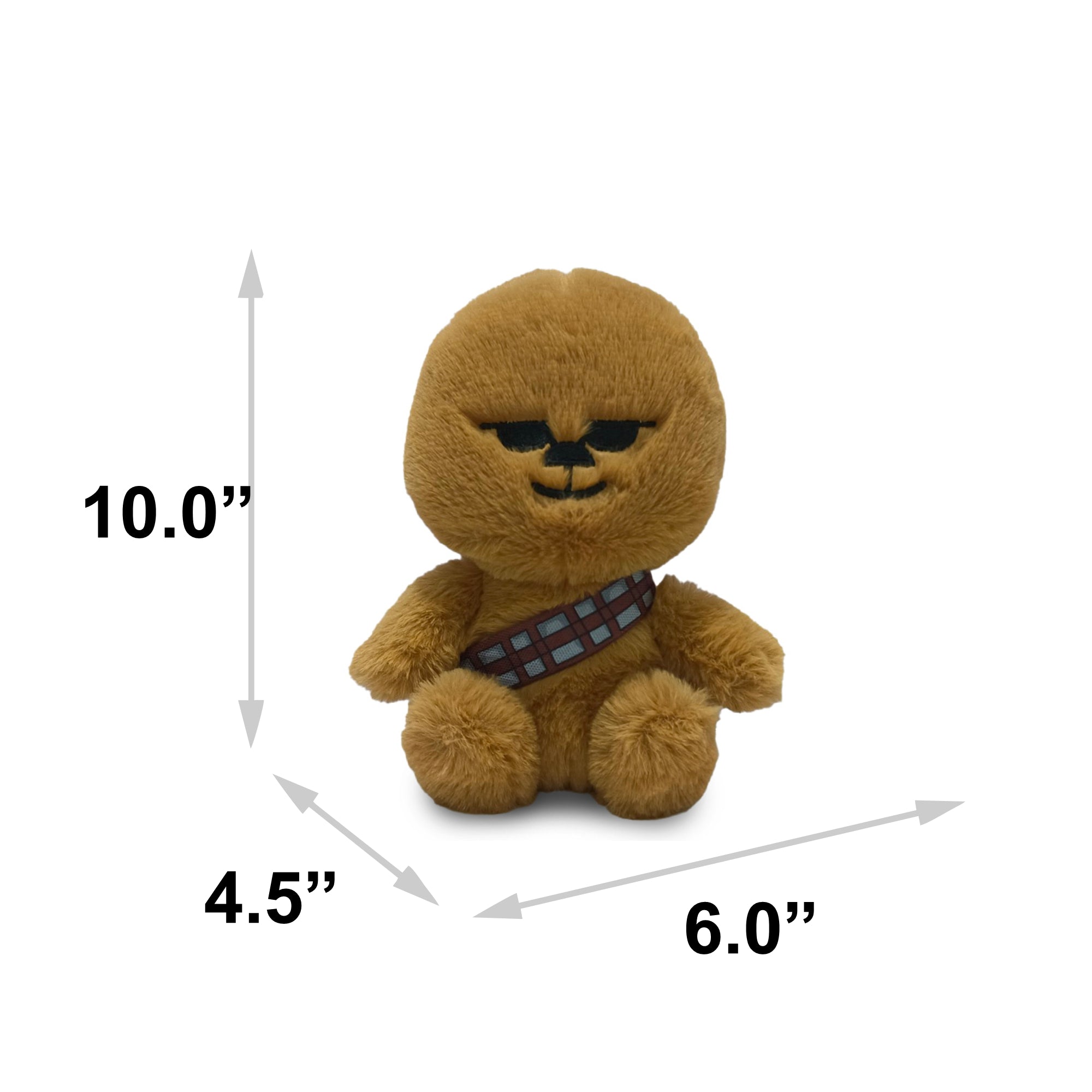 Star Wars Chewbacca Chibi Squeaker Plush - Star Wars Chibi Chewbacca Sitting Pose| Dog Toy