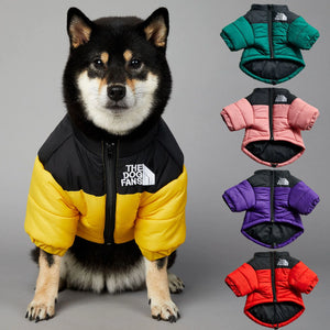 The Dog Face Fashion Warm Raincoat Dog Pet Padded Jacket |Puffer Jacket