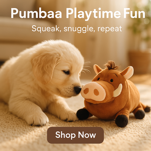 Lion King's Pumba Squeaker Plush Dog Toy  - Disney The Lion King Pumbaa