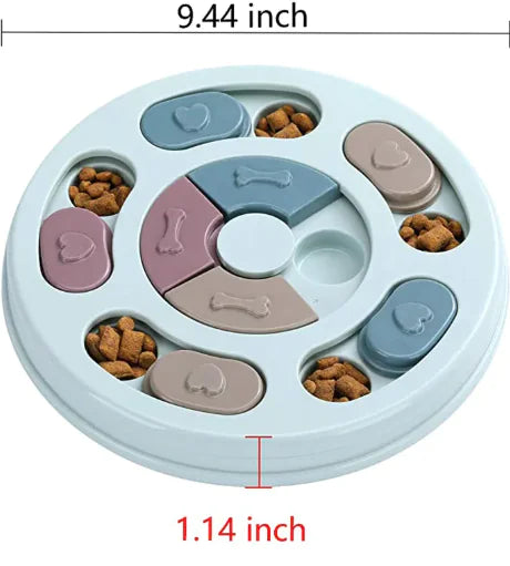 Dog Puzzle Interactive Feeding Bowls | Slow Feeder Bowl
