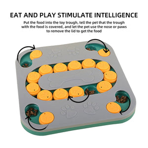 Interactive Dog Puzzle Toy |Slow Treat Feeder