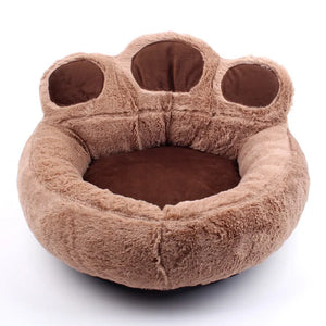 Paw-Shaped Teddy Pet Bed | XS and S sized Pet Bed