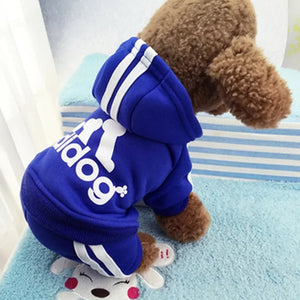 Dog Jumpsuit Costume | Adidog Sweatshirt for Dogs | Dog Sweats |Workout Wear for Dogs