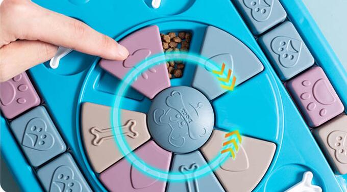 Interactive Puzzle Feeder: The Brain Game That Makes Mealtime AMAZING!| Dog Toys for All Sizes