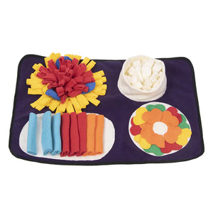 Italian Feast Snuffle Mat for Interactive Dog Foraging| Slow Feeding Mat