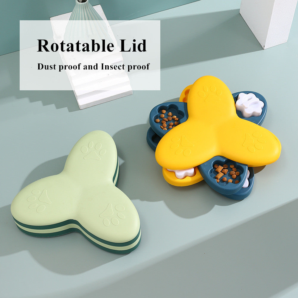 Interactive Spinning Dog Slow Feeder Toy for Interactive Fun| Spinning Slow Feeder