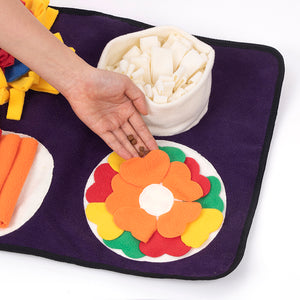 Italian Feast Snuffle Mat for Interactive Dog Foraging| Slow Feeding Mat