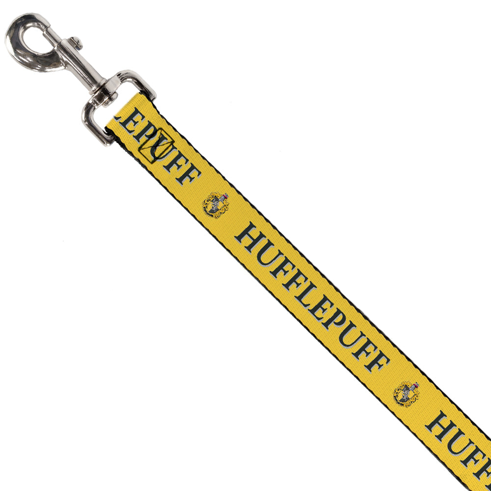Dog Leash - Harry Potter HUFFLEPUFF & Crest Yellow/Black
