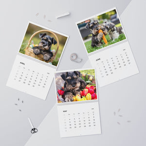 2026 Mini Schnauzer Moments Wall Calendar – 11"x8.5" and 14”x11” Full Size Seasonal Dog Photography