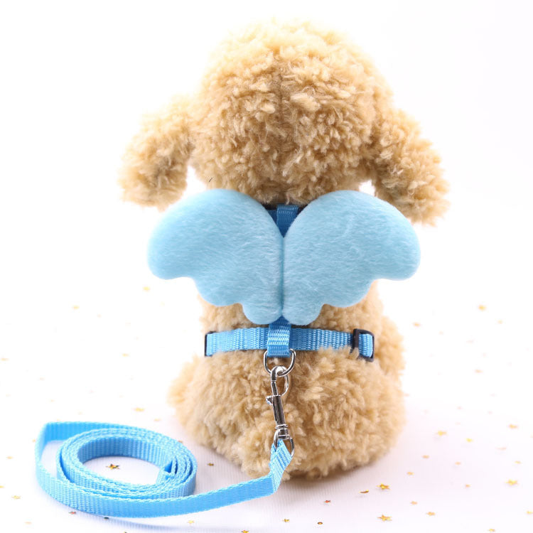Heavenly Angel Wing Dog Harness and Leash Set |Panda, Bunny, and Chicken Optional
