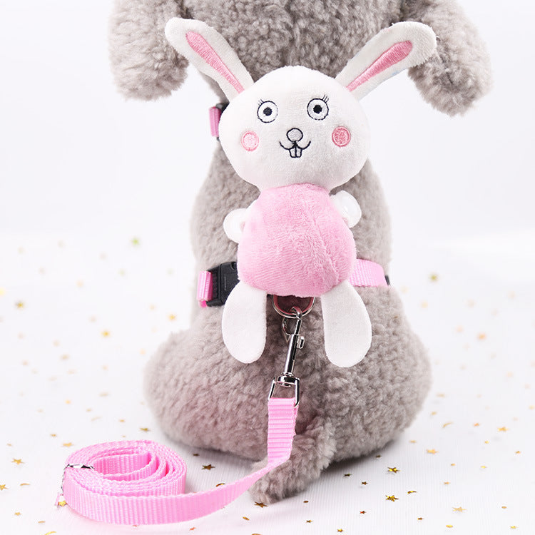Heavenly Angel Wing Dog Harness and Leash Set |Panda, Bunny, and Chicken Optional