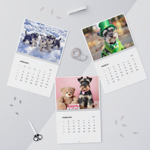 2026 Mini Schnauzer Moments Wall Calendar – 11"x8.5" and 14”x11” Full Size Seasonal Dog Photography