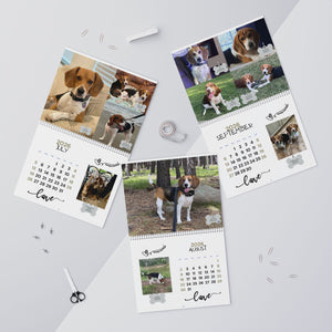 Quail Ridge Pocket Beagle 2026 Wall Calendar – Cute Beagle Photo Calendar for Dog Lovers