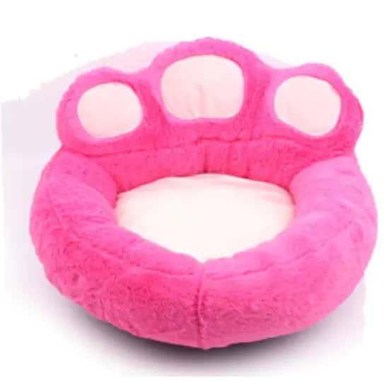 Paw-Shaped Teddy Pet Bed | XS and S sized Pet Bed