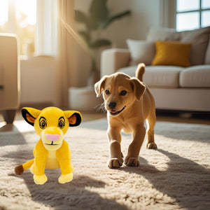 Lion King's Simba Squeaker Plush Dog Toy - Disney The Lion King Young Simba