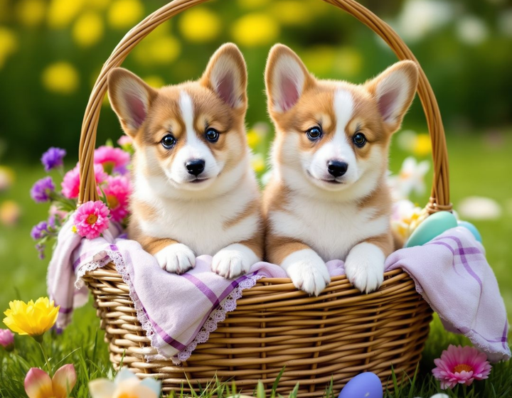 Corgi Puppy Wall Calendar 2026 Full Size Cute Dog Calendar, Gift for Corgi Lovers, Animal Art Decor, Cute Gift for Dog Groomer