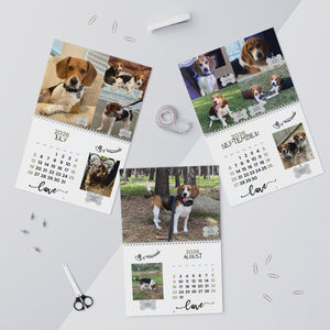Quail Ridge Pocket Beagle 2026 Wall Calendar – Cute Beagle Photo Calendar for Dog Lovers