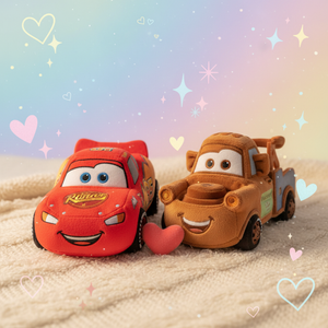 Dog Toy Squeaker Plush - Pixar Car Lightning McQueen Race Car Replica