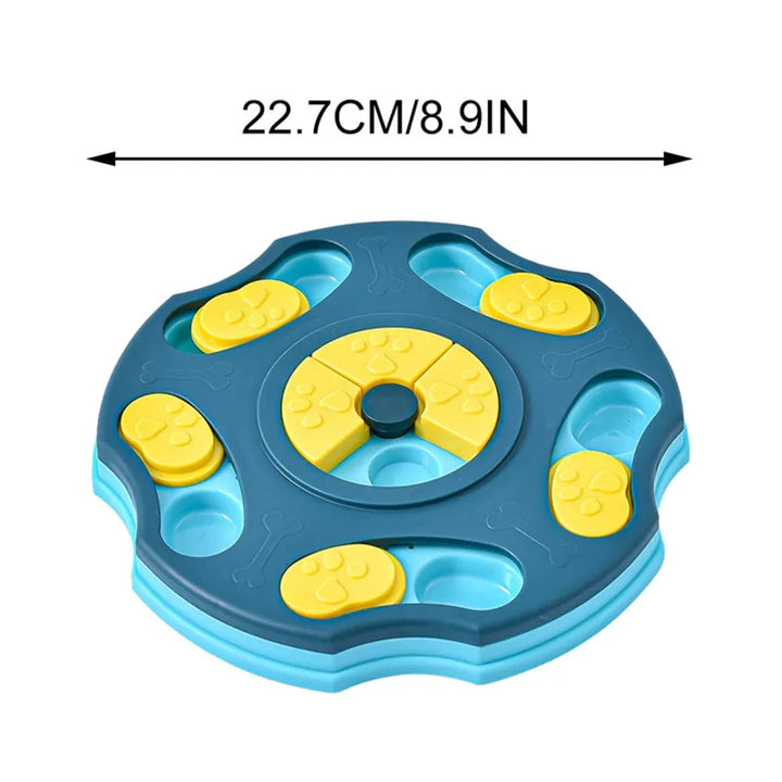 Interactive Dog Food Bowl for Aggressive Chewers