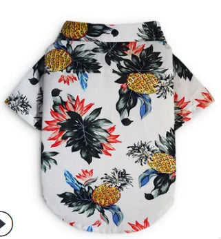 🌺 Hawaiian-Style Summer Dog Clothes | Aloha Dog Shirt
