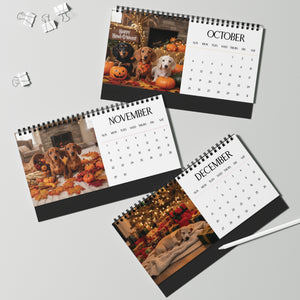 Doxie Puppy Desk Calendar Dog Mom Stocking Stuffer Cute Puppy Desktop Dachshund Puppy Dog Lover Gift Pet Desk Decor  Gift Grandma