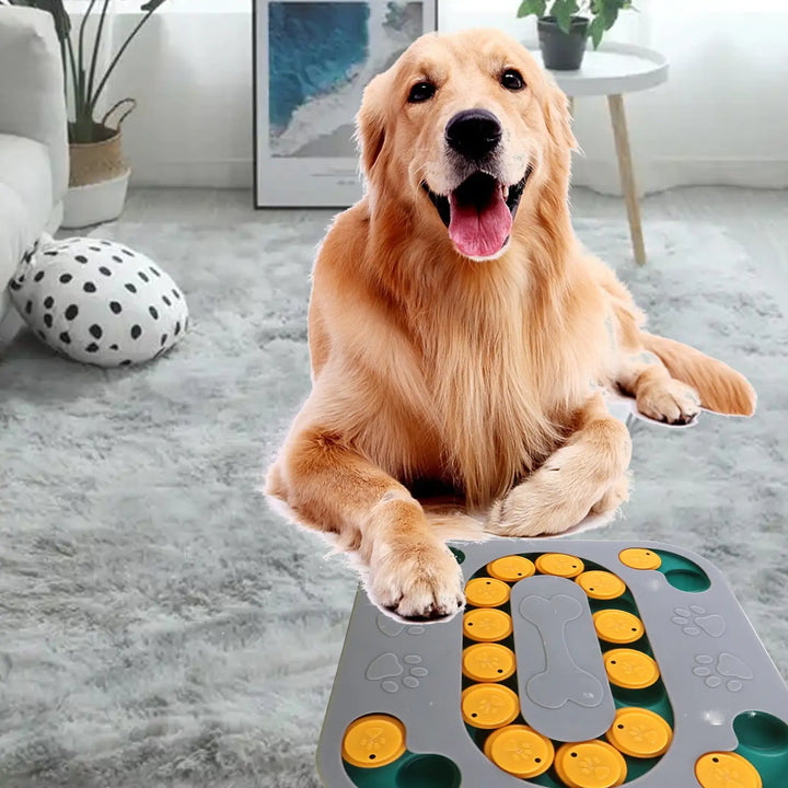 Interactive Dog Puzzle Toy |Slow Treat Feeder