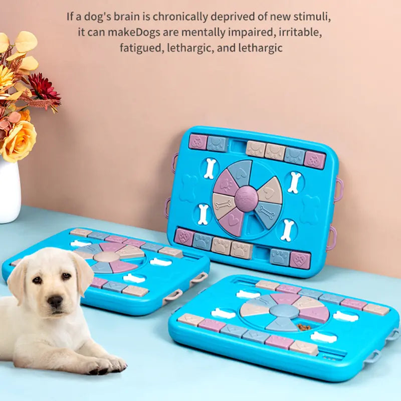 Interactive Puzzle Feeder: The Brain Game That Makes Mealtime AMAZING!| Dog Toys for All Sizes
