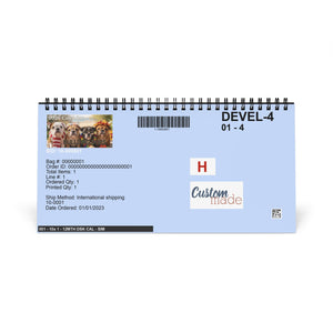 Bulldog Puppy Desktop Calendar 2026 Ugly Cute Bulldog Puppies, Monthly Wall Calendar, Printable & Digital Download, Dog Lover Gift