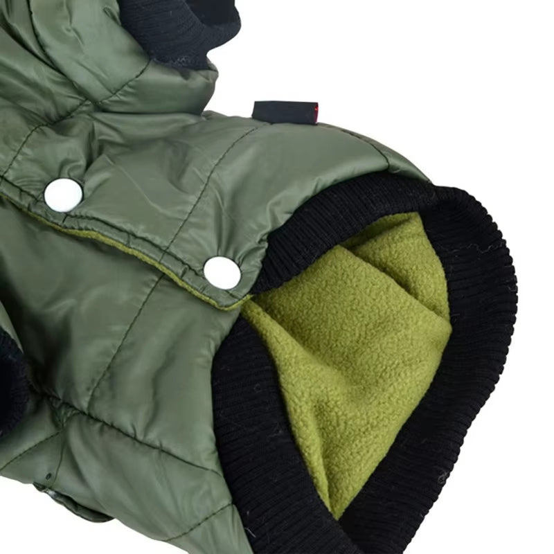 Winter Dog Clothes Warm Thicken Coat Jacket for Puppy Pet Fur Hoodie for Small Medium Dogs Chihuahua French Bulldog Clothing