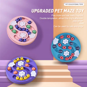 Interactive Puzzle Dog Feeder Pastel Colors | Dog Slow Feeder Puzzle Toys