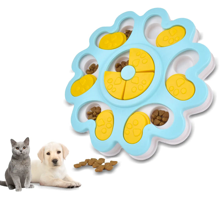 Flower Dog Puzzle Toys for Smart Dogs| Treat Dispensing Mental Stimulation Toys Dog/Cat Puzzle Feeder Dog Enrichment Toys Interactive Dog Toys for Boredom (Flower)