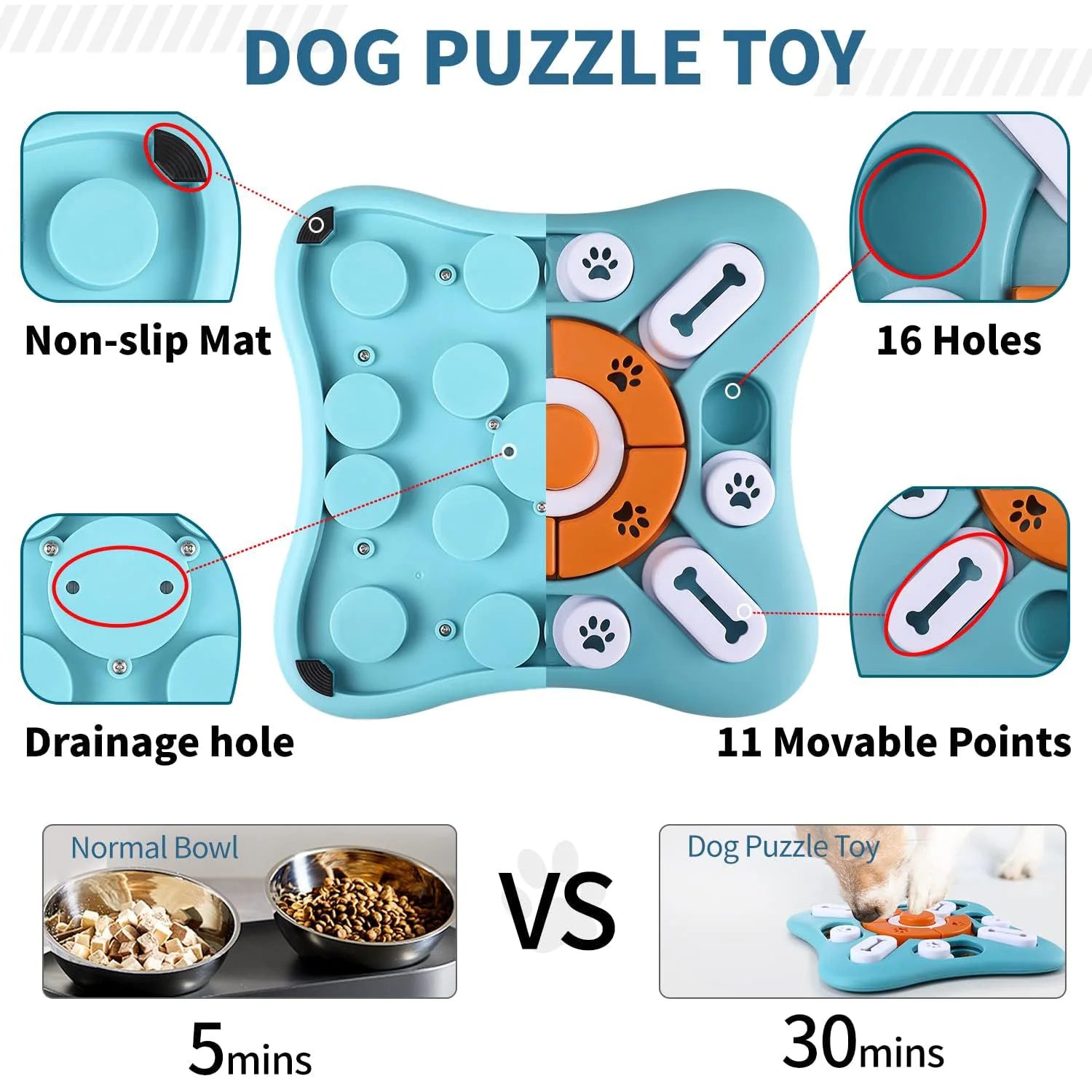 Interactive Educational Dog Toy