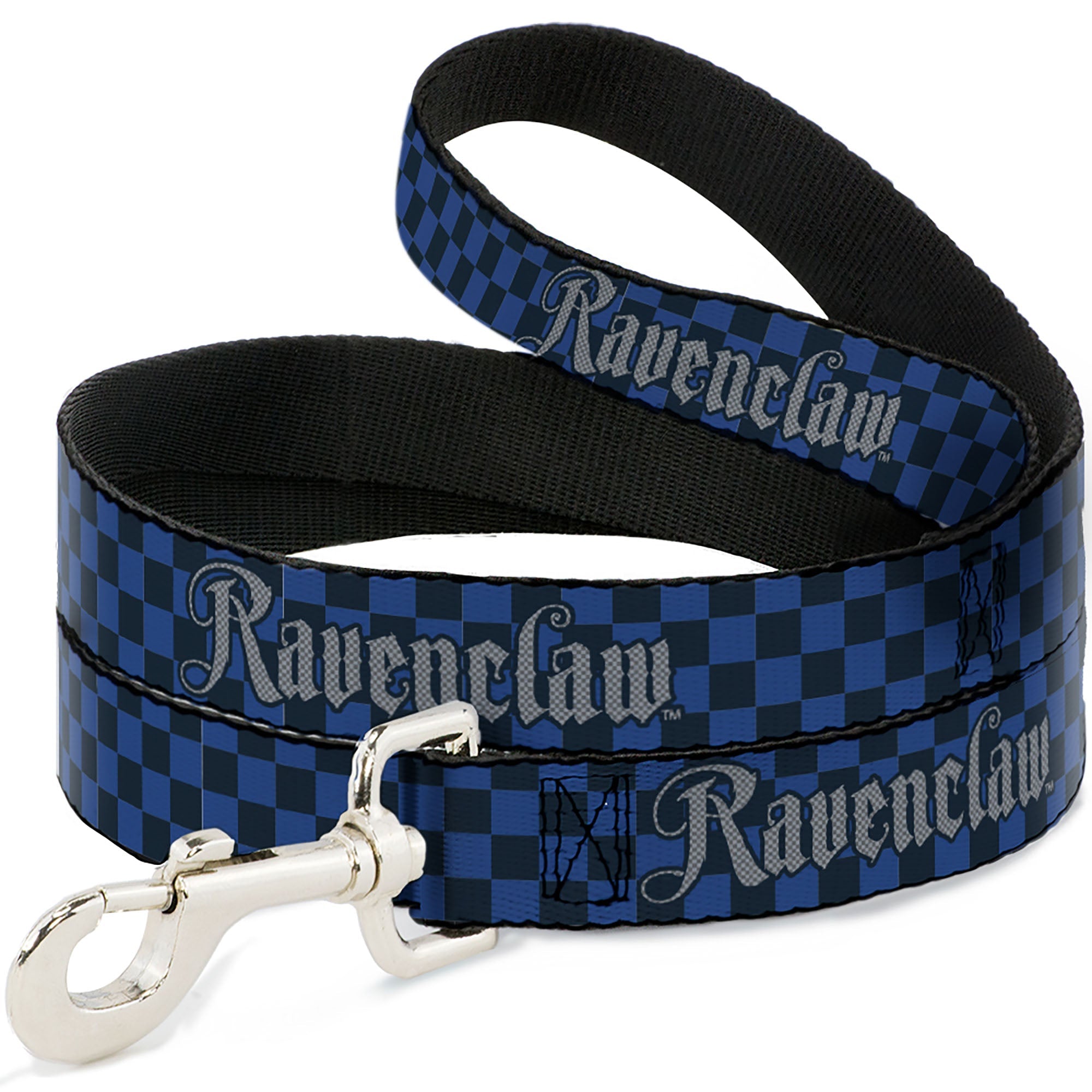 Harry Potter Dog Leash - Harry Potter RAVENCLAW Checker Blues/Grays
