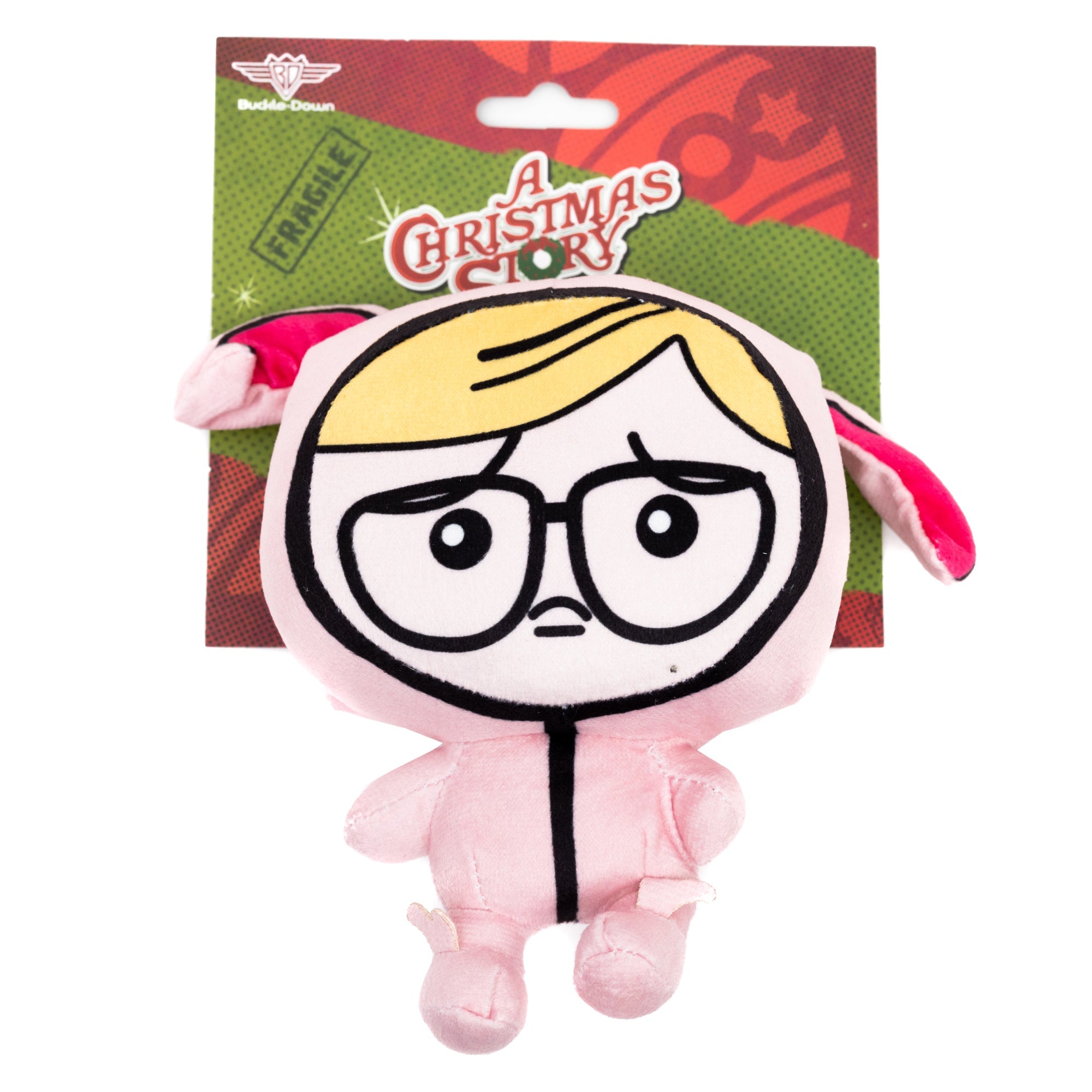 A christmas story dog toy; ralphie dog toy; bunny squeaker toy