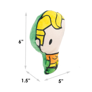 DC Comics Plush Dog Toy - Chibi Aquaman Standing Pose
