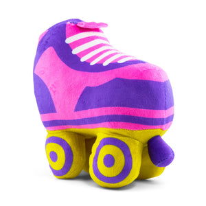 Dog Toy Squeaker Plush - Barbie Roller Skate Replica Pink/Blue