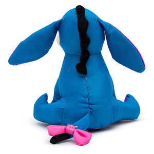Disney's Eeyore Squeaker Plush Dog Toy - Winnie the Pooh Eeyore Sitting Pose Blue