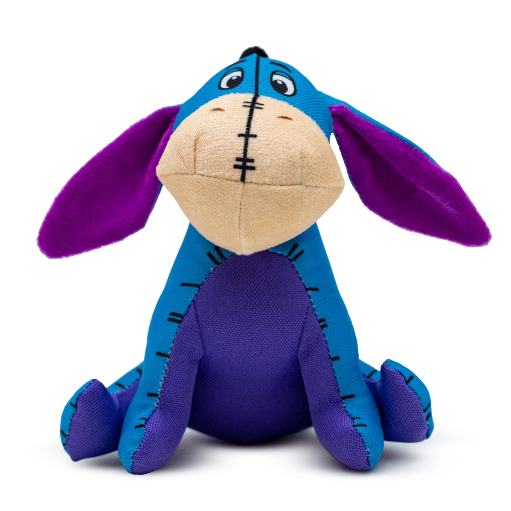 Disney's Eeyore Squeaker Plush Dog Toy - Winnie the Pooh Eeyore Sitting Pose Blue