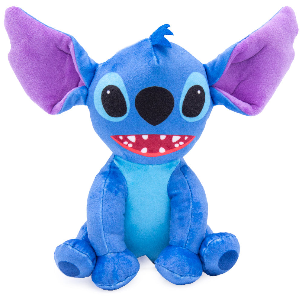 Disney Stitch Squeaker Plush - Lilo and Stitch Stitch Full Body Sitting Pose | Dog Toy