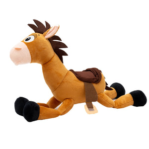 Interactive Play Dog Toy Soft Squeaker Built In Fetch Game Essential Toy Story Bullseye Character Plush Design Disney Licensed Pet Toy Non Abrasive Felt Gentle Teeth Safe Poly Fill Comfort Cuddly Companion Daily Entertainment Perfect Gift