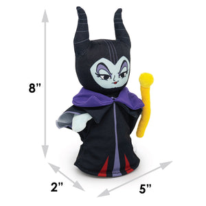 Disney's Maleficent Squeaker Plush Dog Toy - Sleeping Beauty Villain Maleficent with Septor