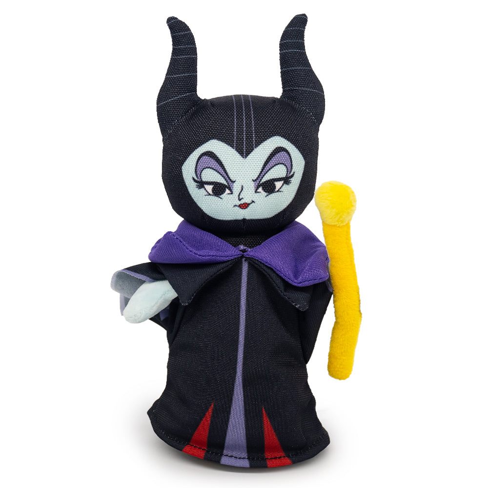 Disney's Maleficent Squeaker Plush Dog Toy - Sleeping Beauty Villain Maleficent with Septor