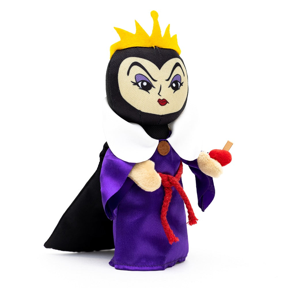 Disney Villain Snow White's Evil Queen Squeaker Plush Dog Toy- Snow White Villain the Evil Queen with Apple